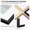 18x24 Picture Frame Set of 6, Display Pictures 16x20 with Mat or 18x24 Without Mat, 18x24 Poster Frame for Wall Hanging Horizontally and Vertically, Black